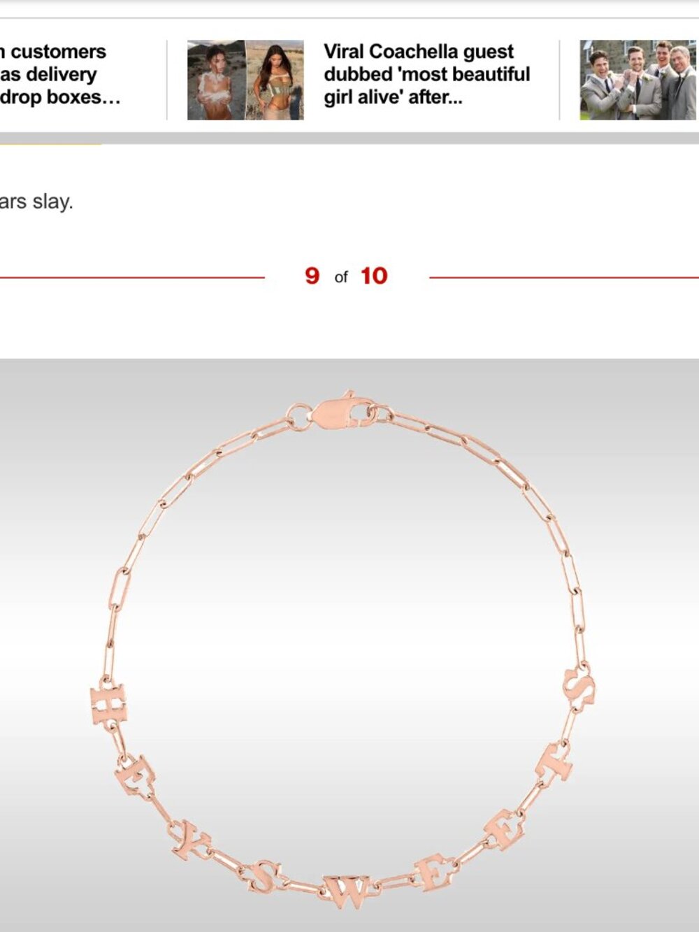 ISO Robynblair x Stephanie Gottlieb HEY SWEETS Bracelet